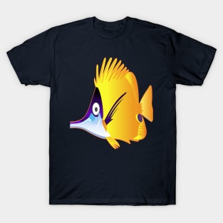 Yellow fish fish color T-Shirt